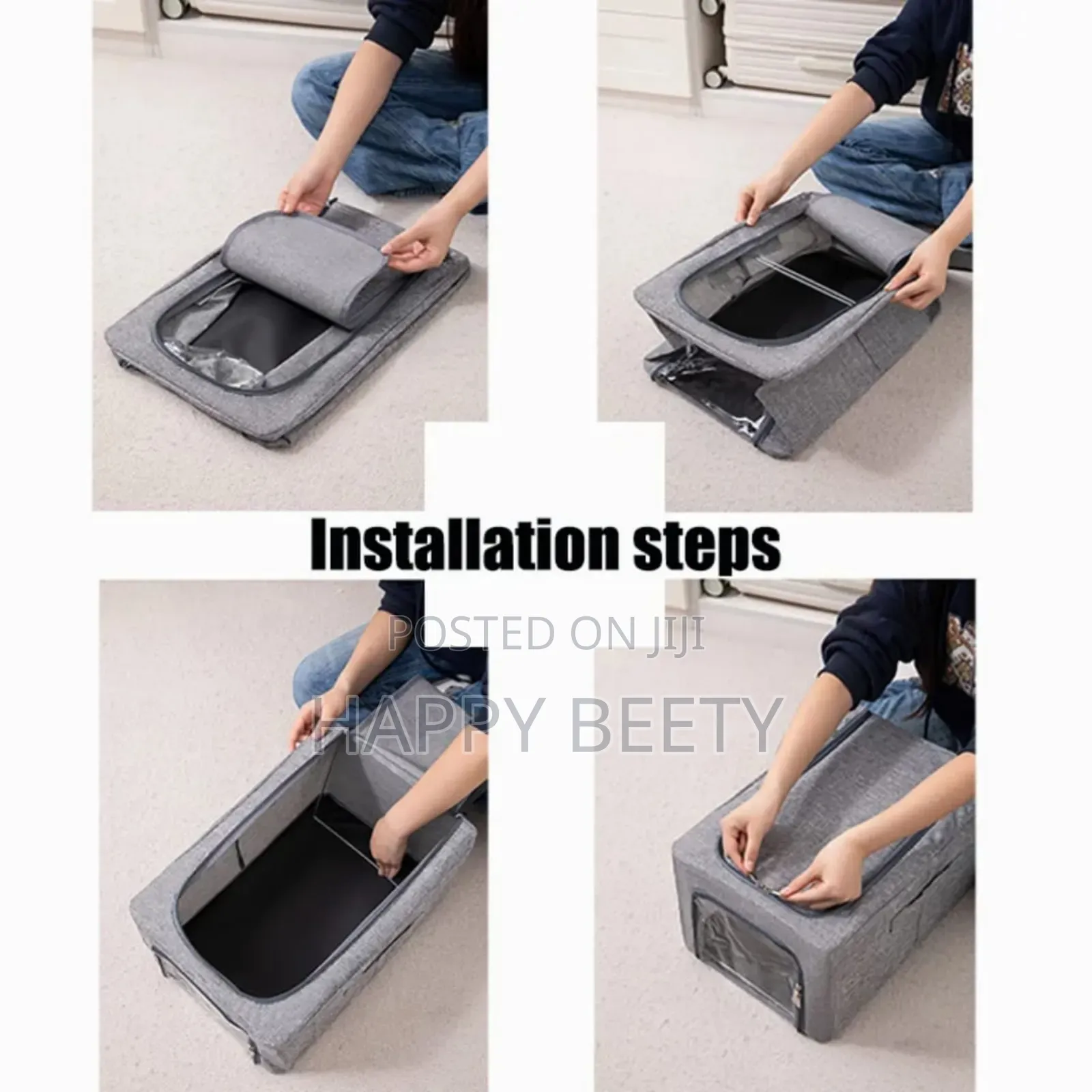 Foldable Zipped Closet Organizer
