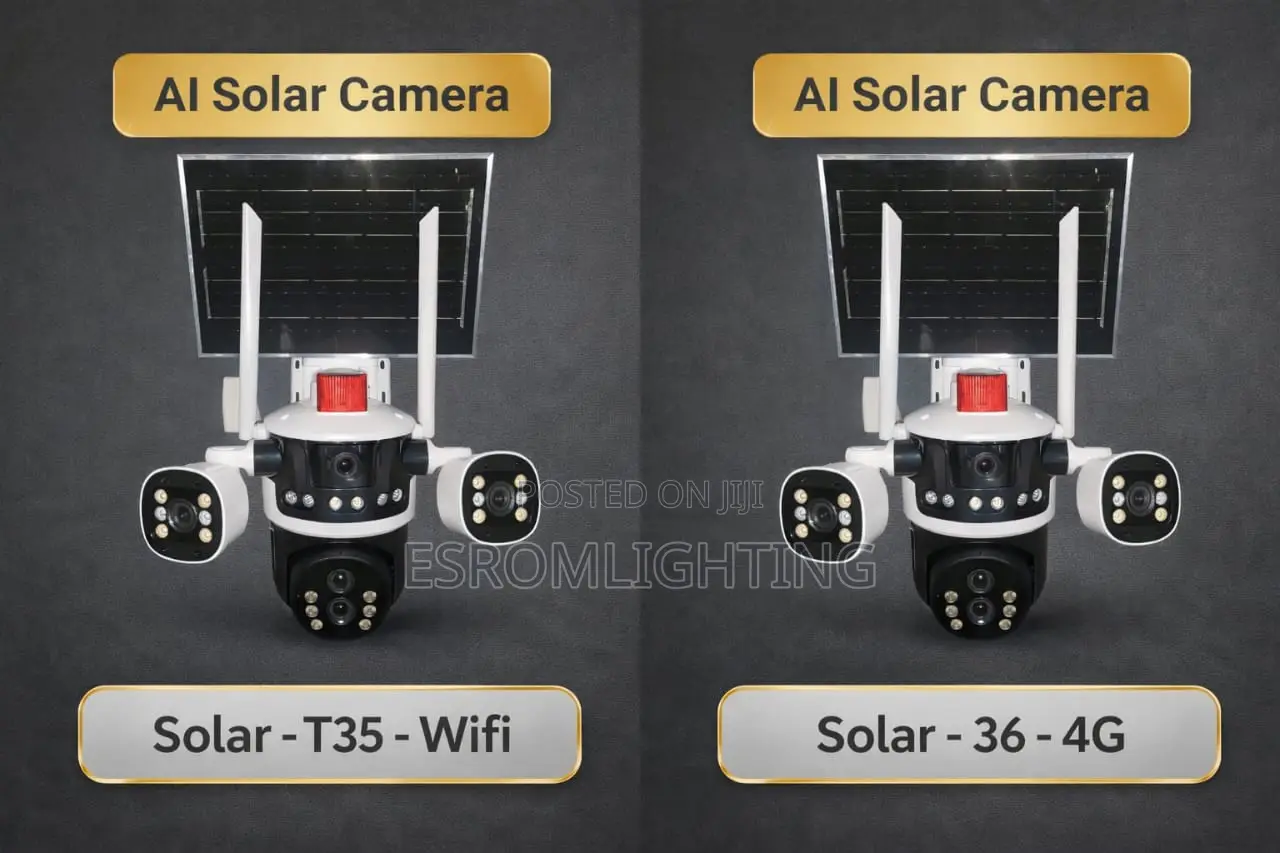Ai Solar Security Camera (Wifi 4g) – Outdoor CCTV With Solar Panel