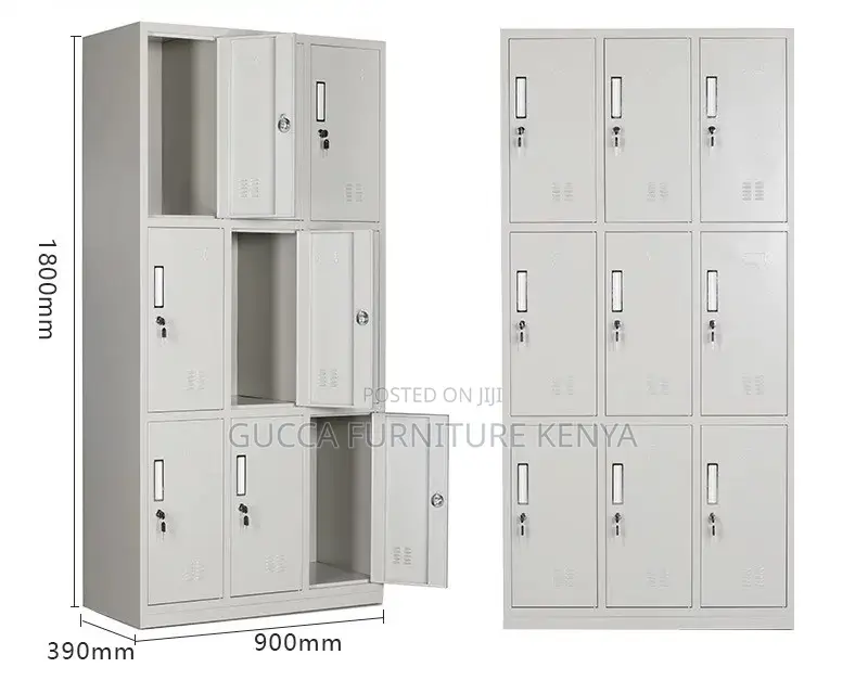 9-Swing Door Employee Storage Office Cabinet