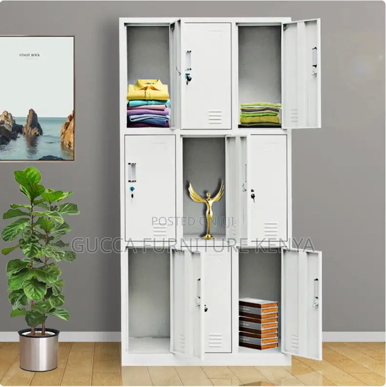 9-Swing Door Employee Storage Office Cabinet
