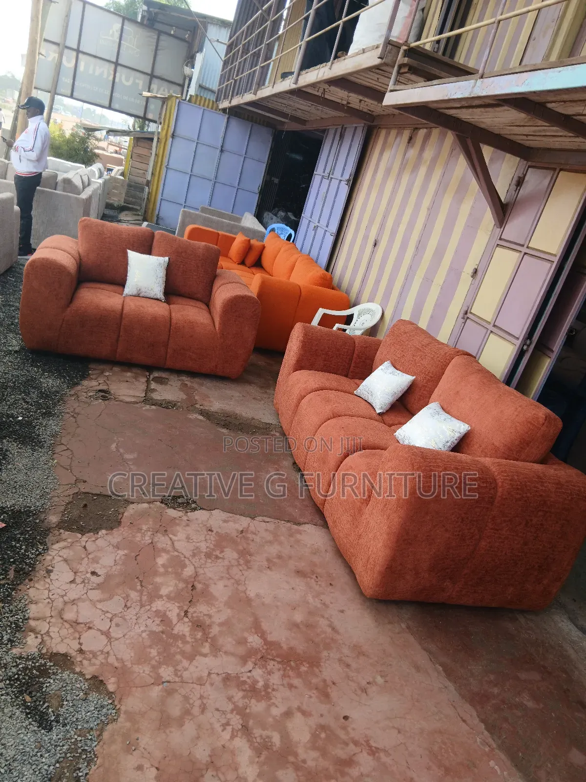 Modern 5-Seater Sofa Set – Luxury Comfort Stylish Design 