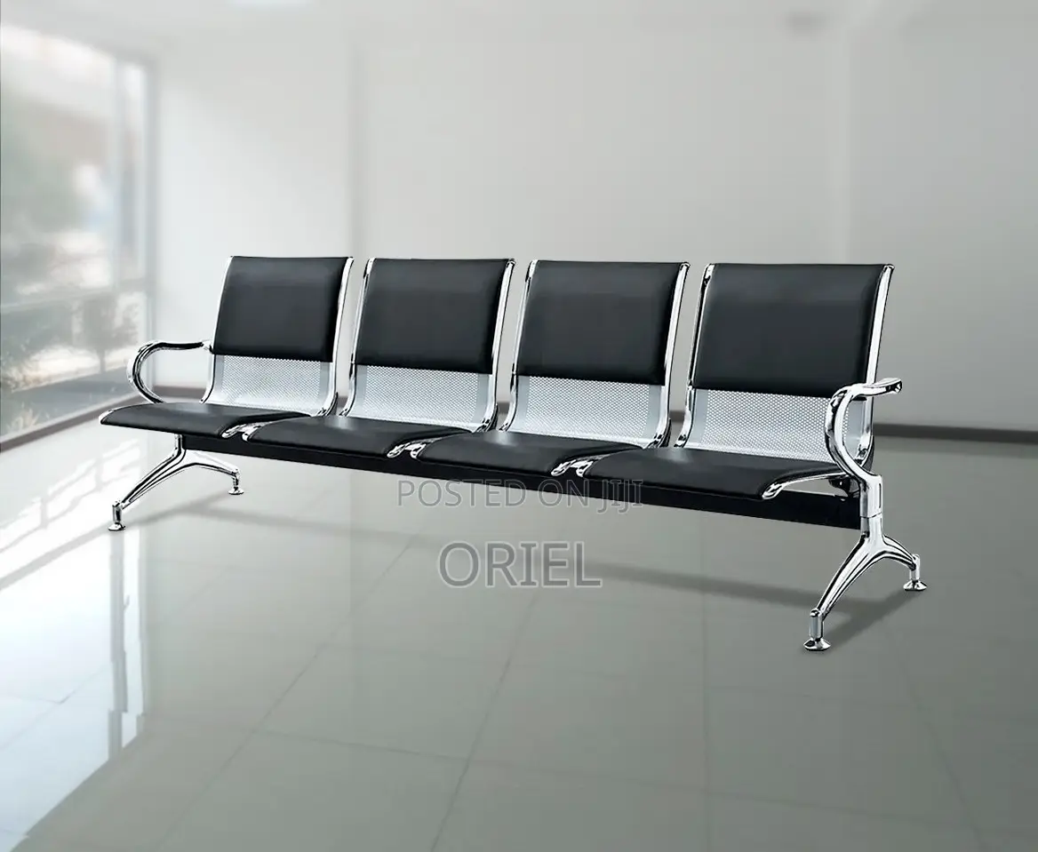 Office Bench : Office 4-Seater Waiting Area Bench