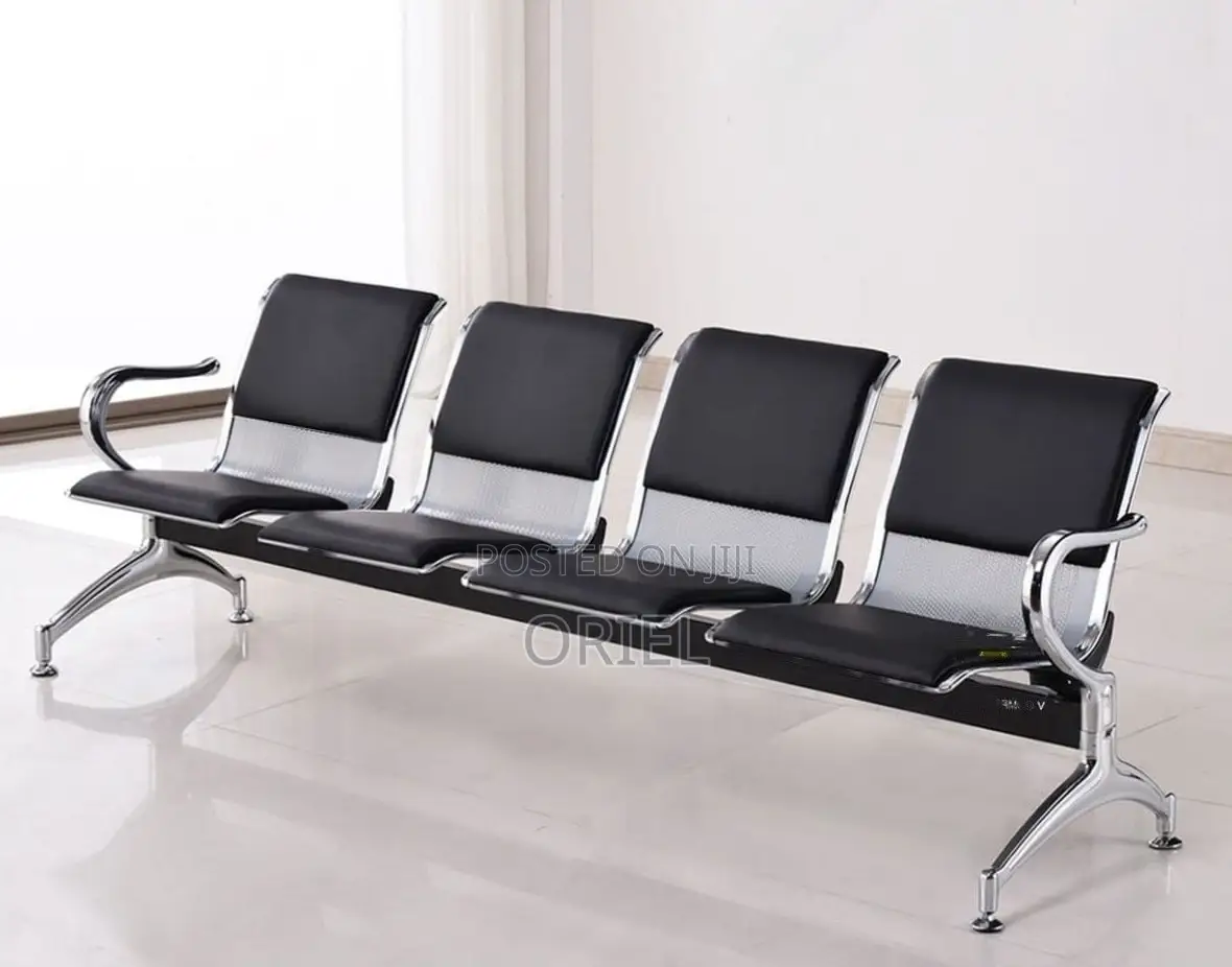 Office Bench : Office 4-Seater Waiting Area Bench