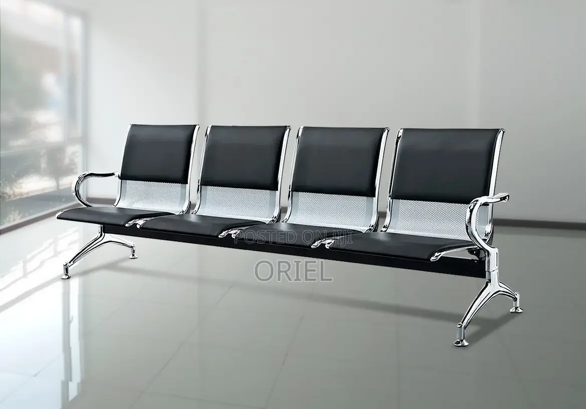 Office Bench : Office 4-Seater Waiting Area Bench