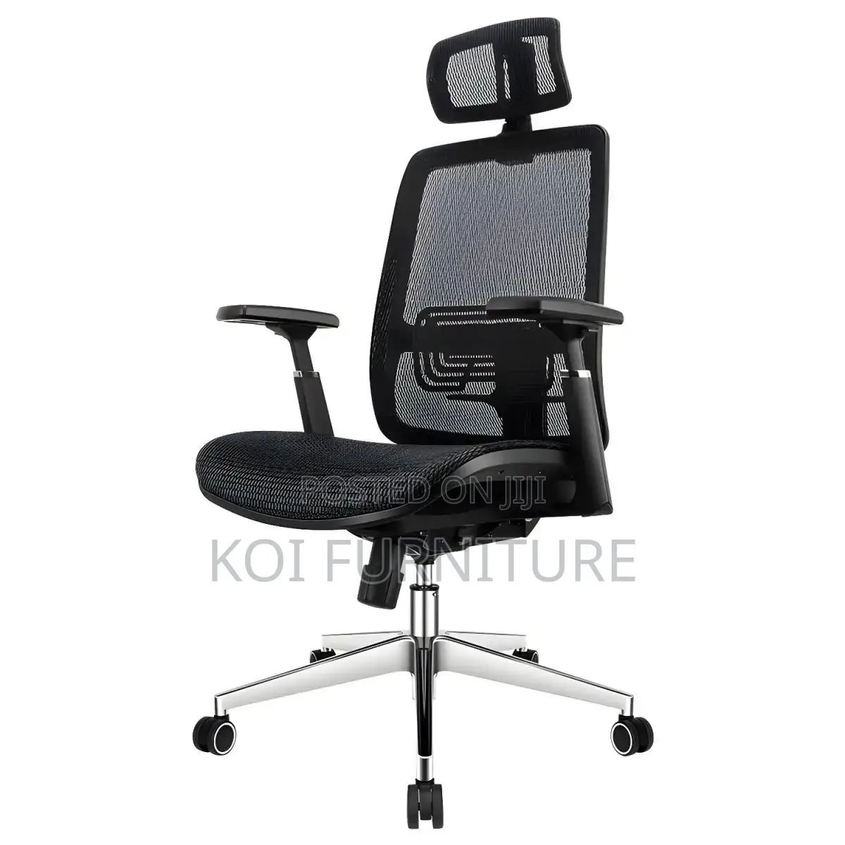 Office Chairs; Ergonomic Full Fabric Executive Seat