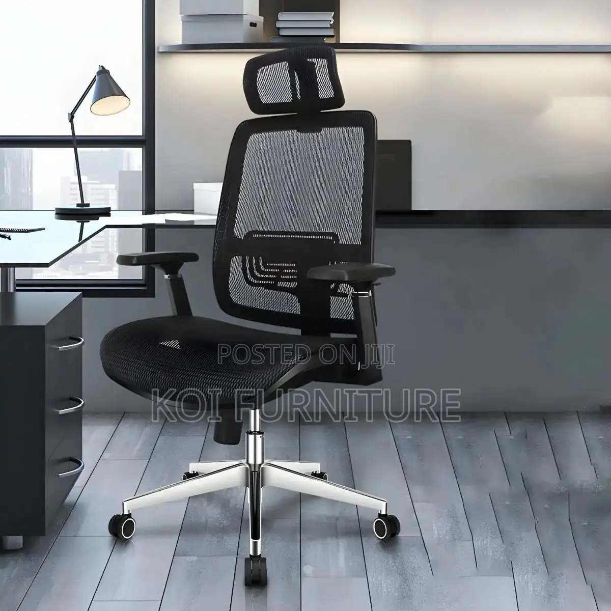 Office Chairs; Ergonomic Full Fabric Executive Seat