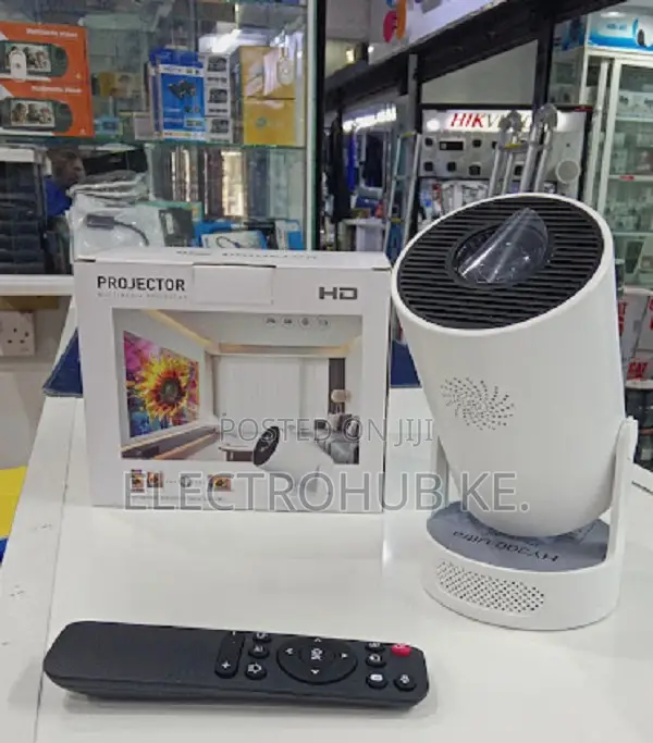 Hy300 Ultra Mini Projector - Portable Home Cinema, Clear Dispay Wirele