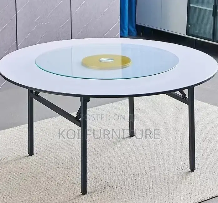 Office Table; 1.8m Rpound Foldable Simple Style Boardroom Table
