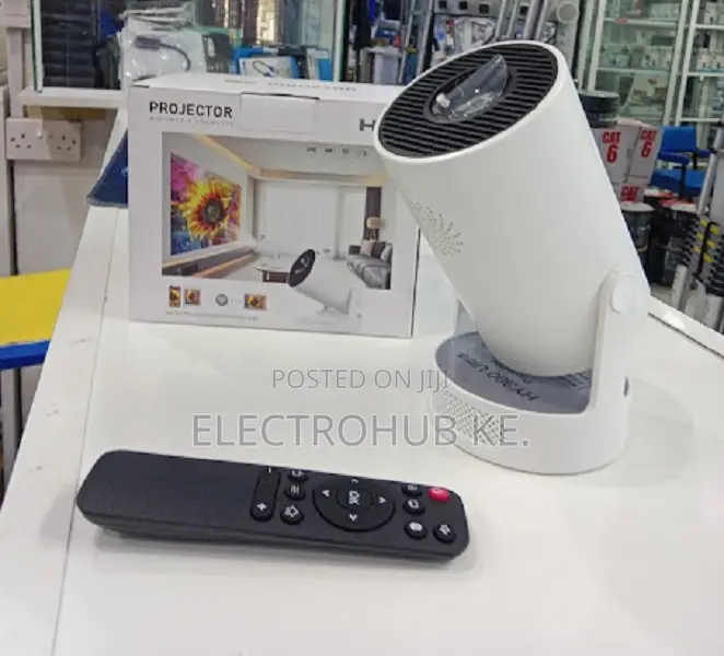Hy300 Ultra Home Cinema Projector - Wireless Loud Speaker Easy Setup.