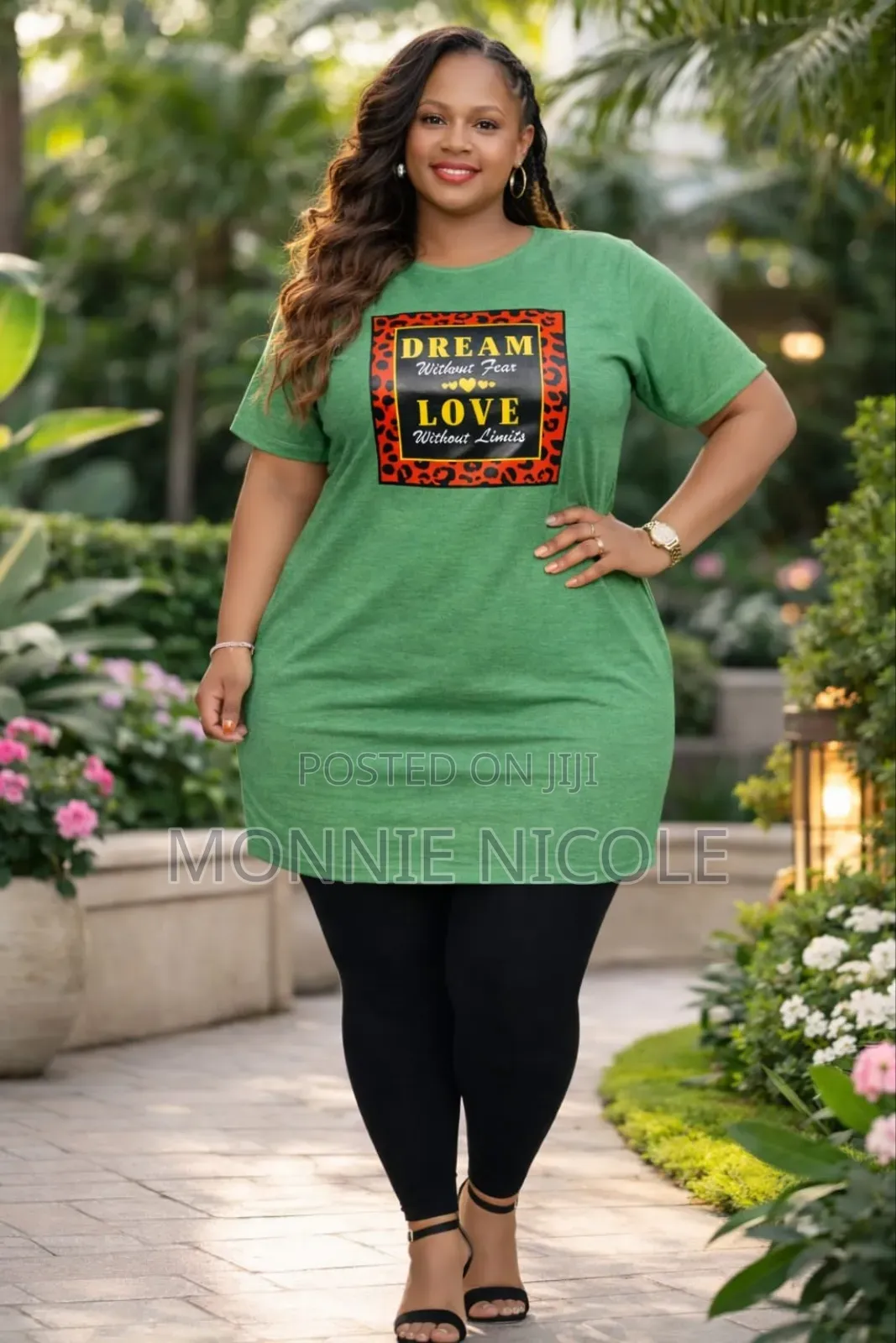 Tshirt Dress Top and Tight