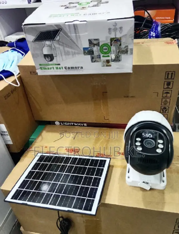 High Perfomance Solar CCTV Camera V380 - No Piwer Needed 4g