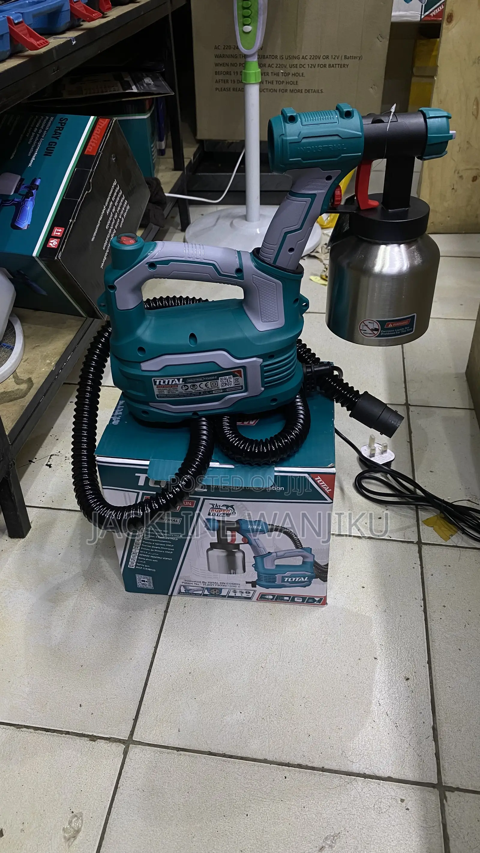 Total HVLP Spray Gun 550w/Spray Gun Total 550w
