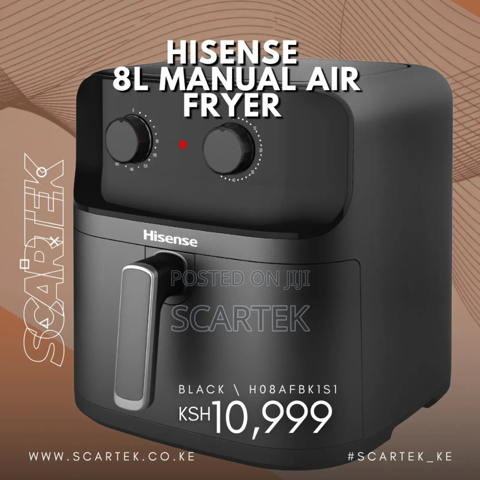 Hisense 8l Manual Air Fryer