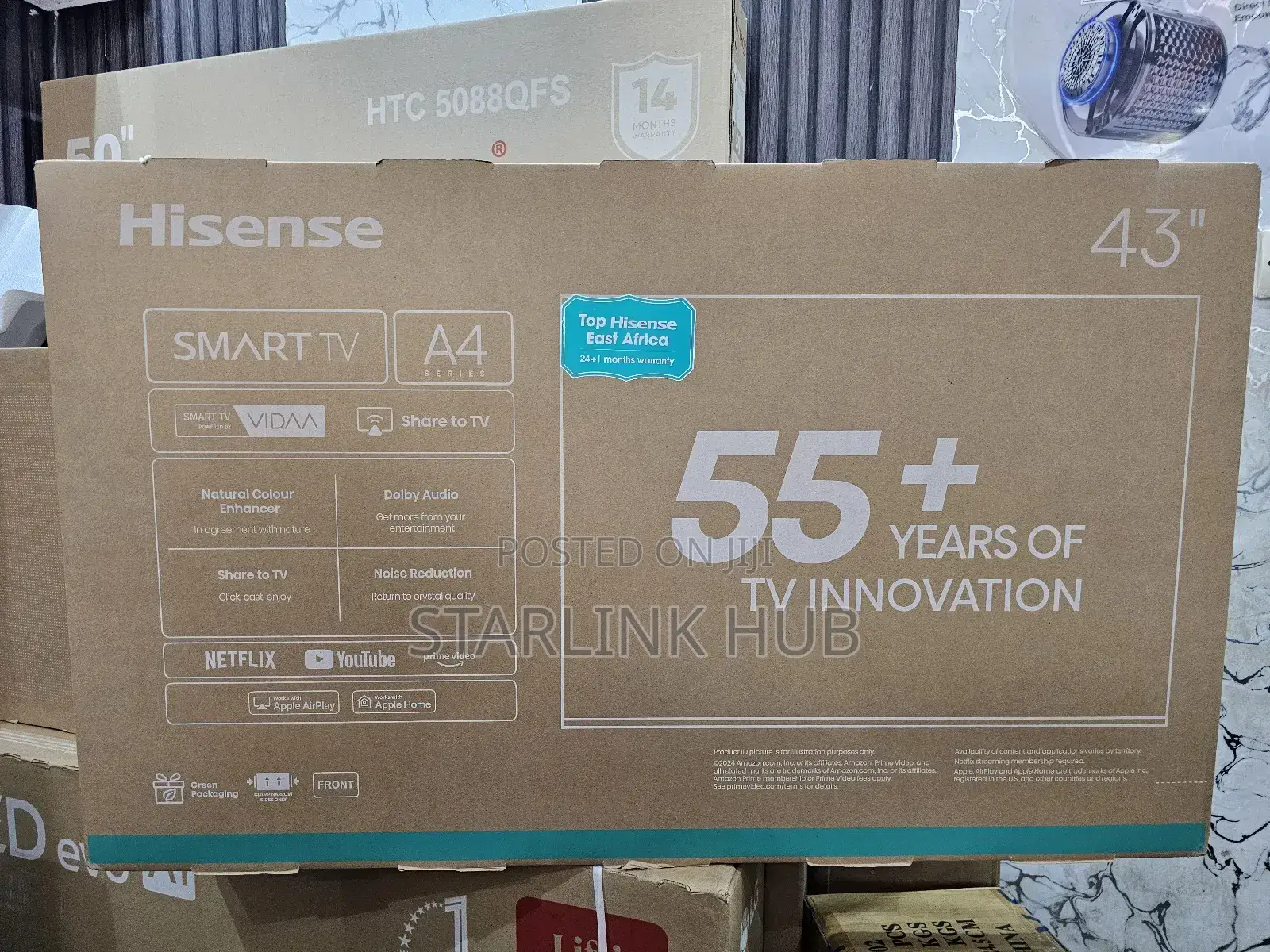 Hisense 43a4qken 43 Inch Smart Frameless Tv