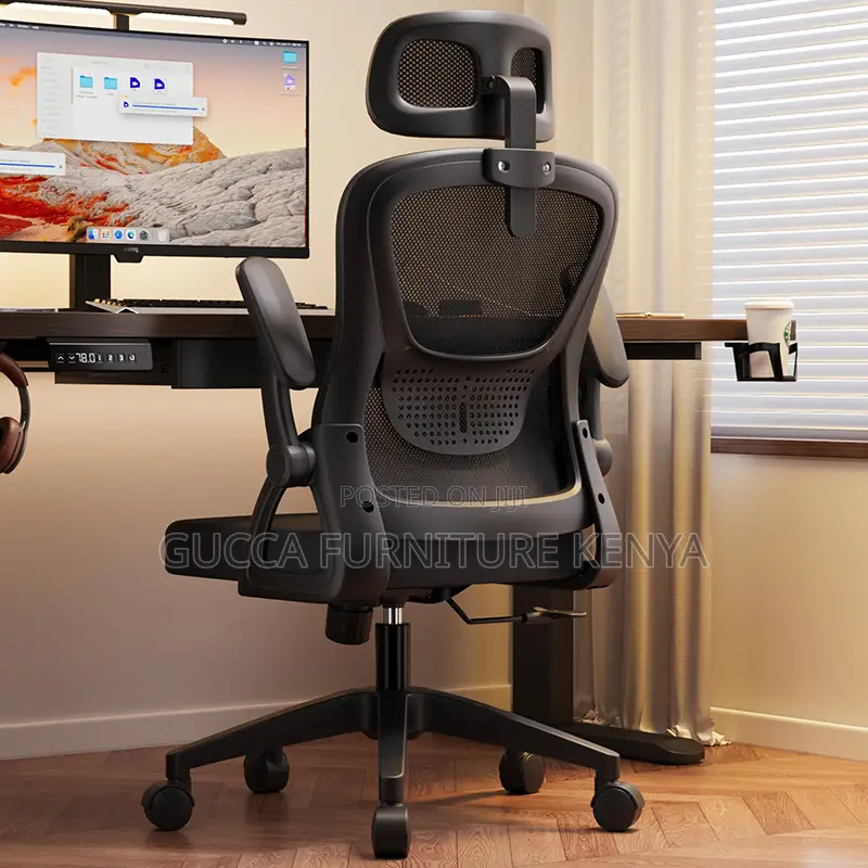 Imported Swivel White Mesh Study Chair