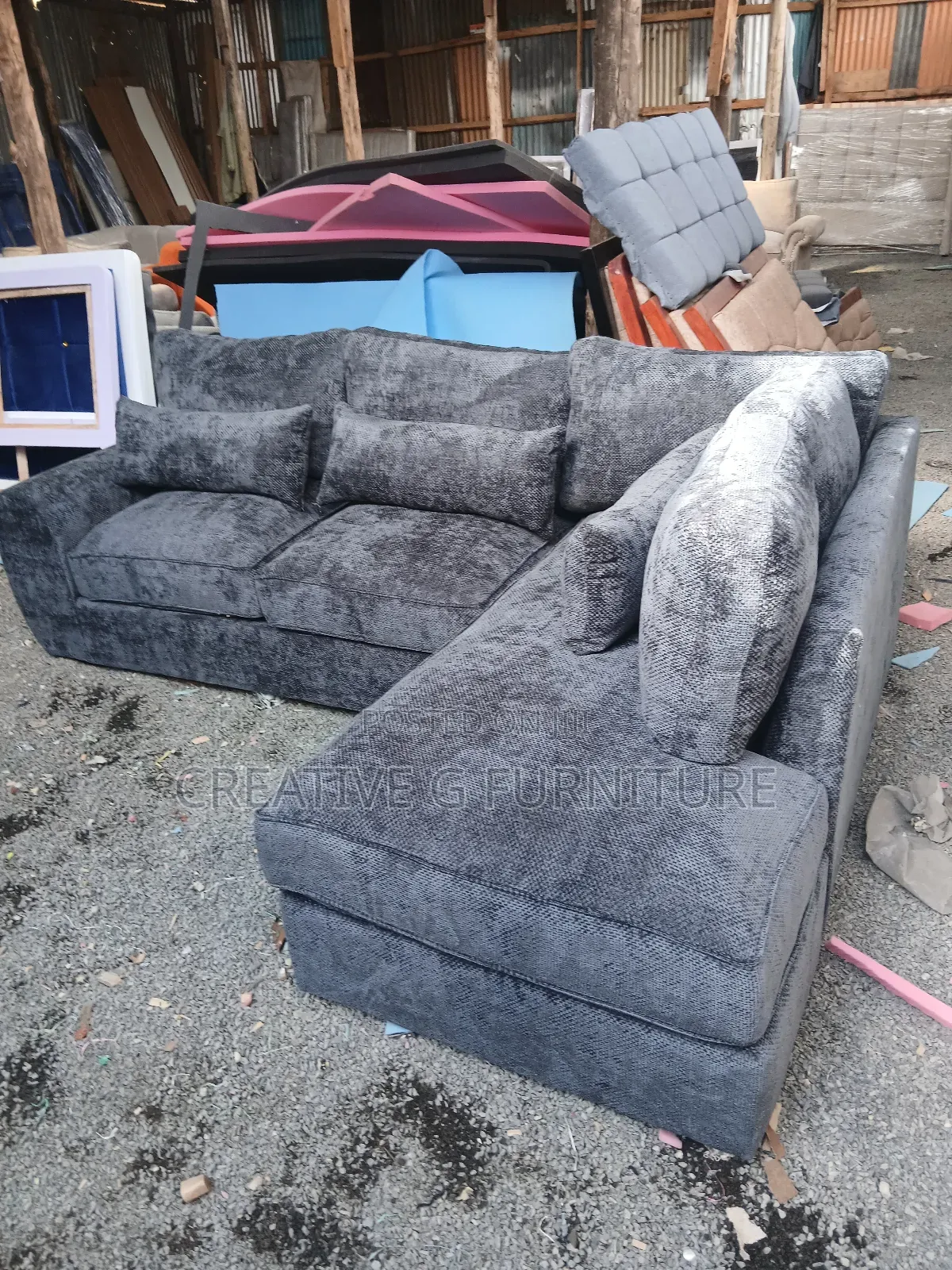 L-Shaped Sofa (6-Seater) – Ultimate Comfort
