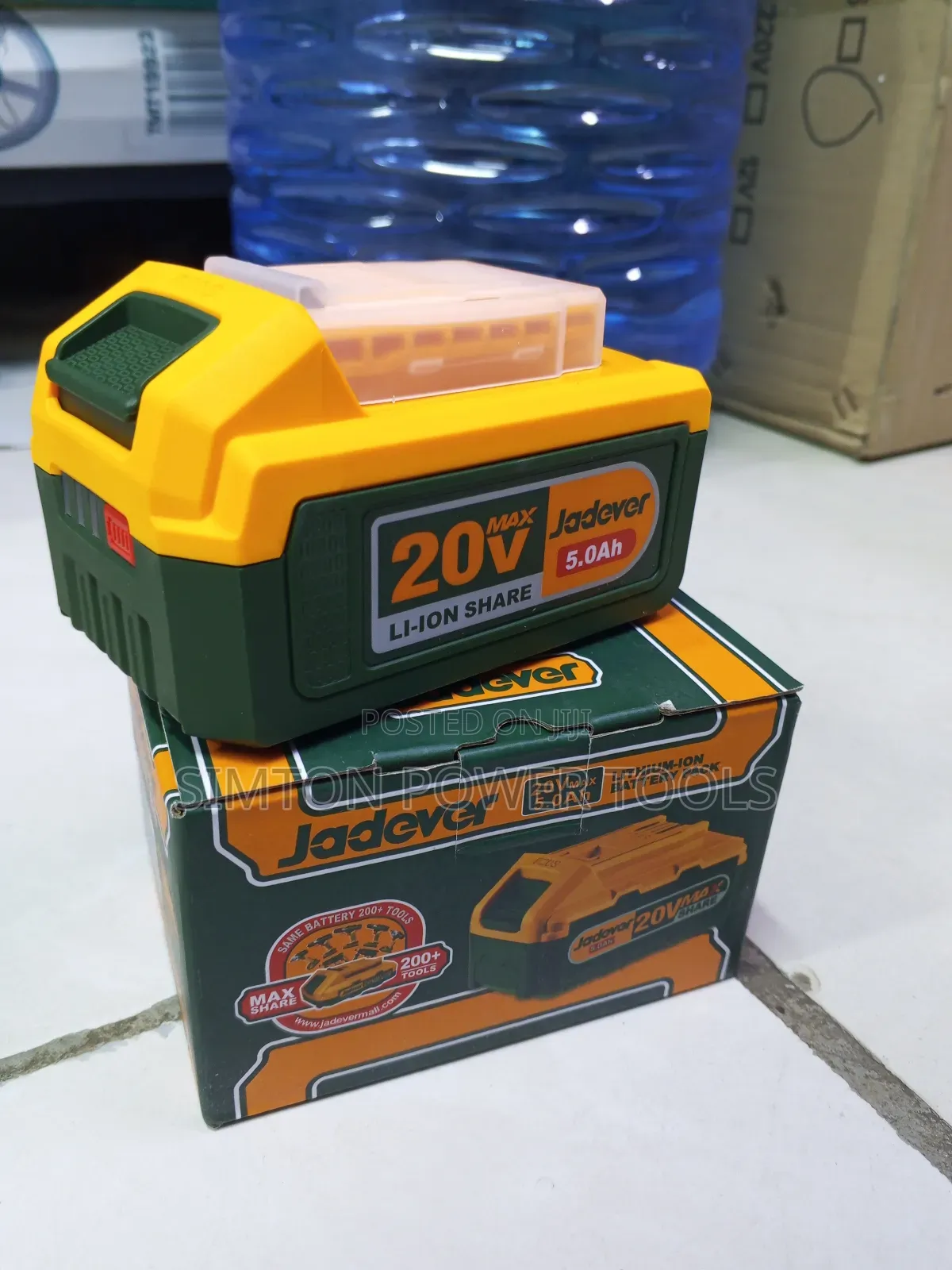 20v 5.0ah Rechargeable Jadever Lithium Ion Battery