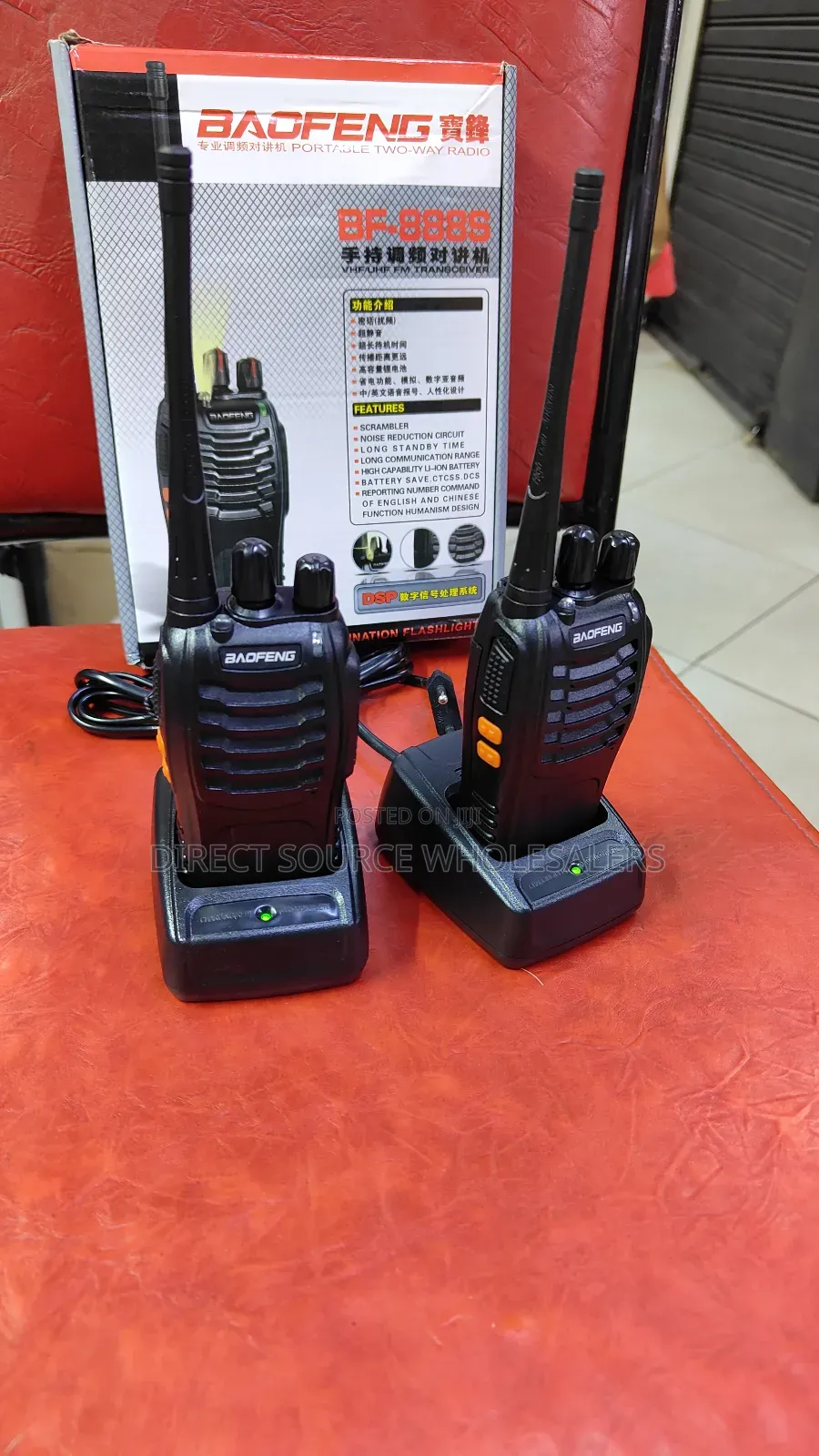 2 Pack Walkie Talkie 888s Radio Call