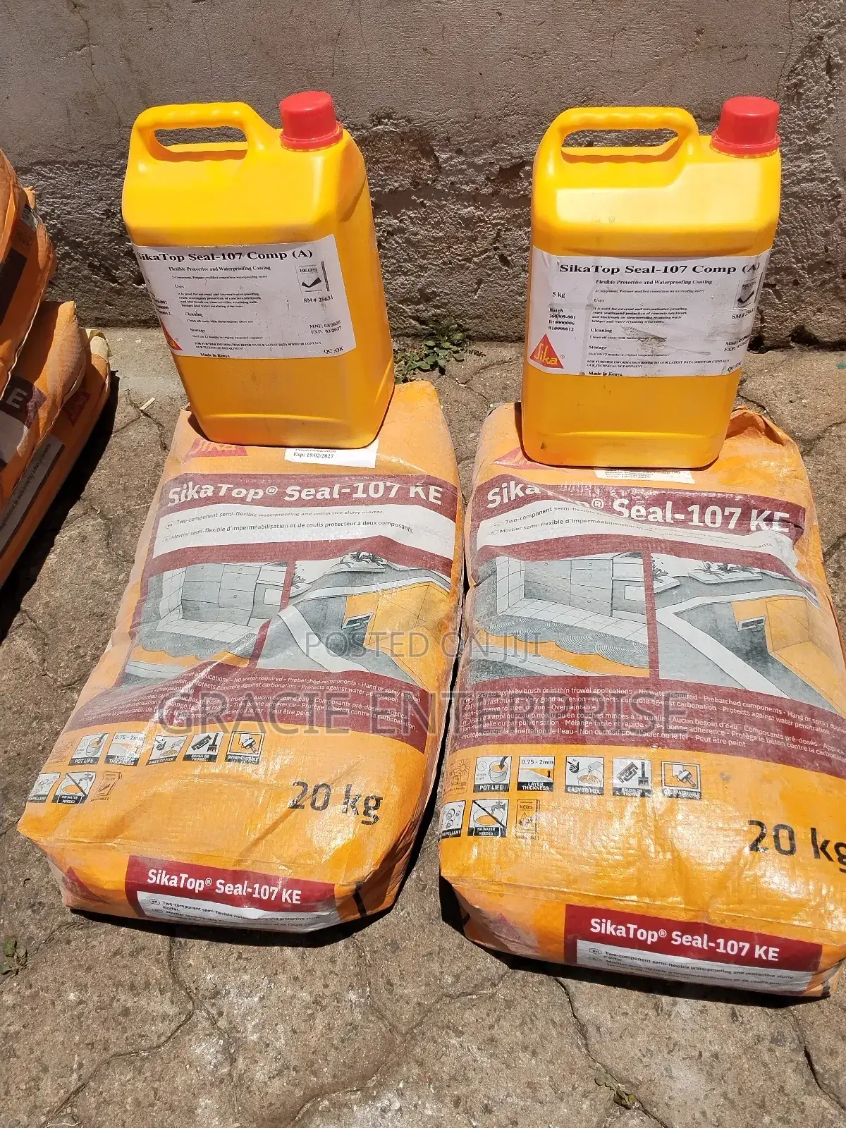 Damp-Proofing Cementitious Slurry/ Sika Top 107