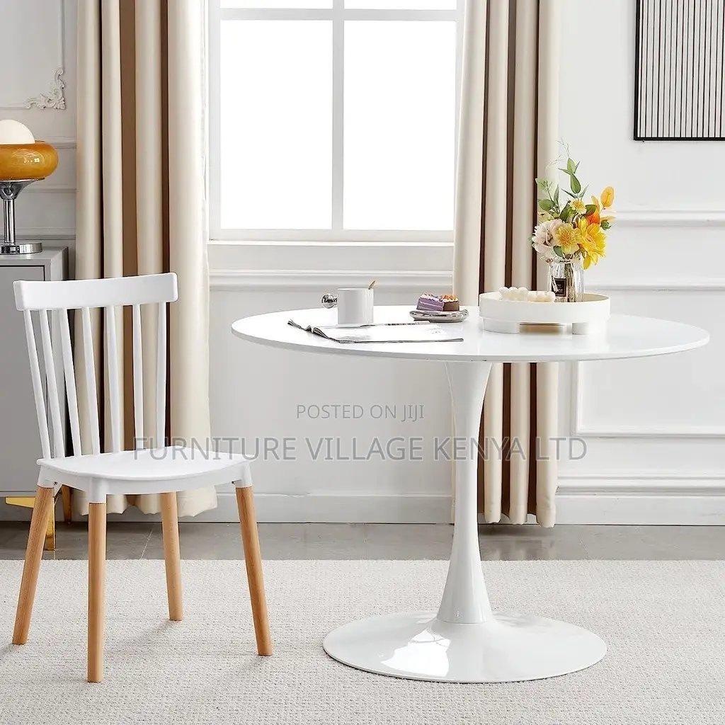 Dining Table ; White Marble Top Dining /Outdoor Table