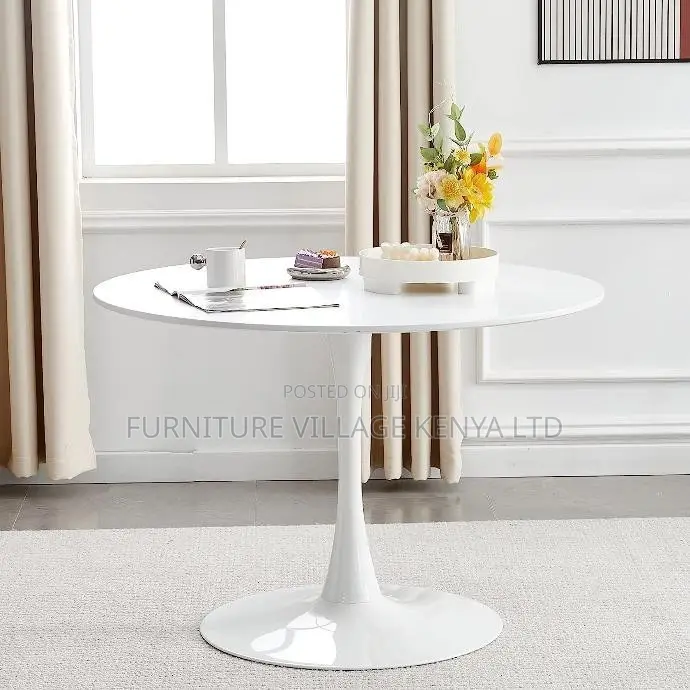 Dining Table ; White Marble Top Dining /Outdoor Table