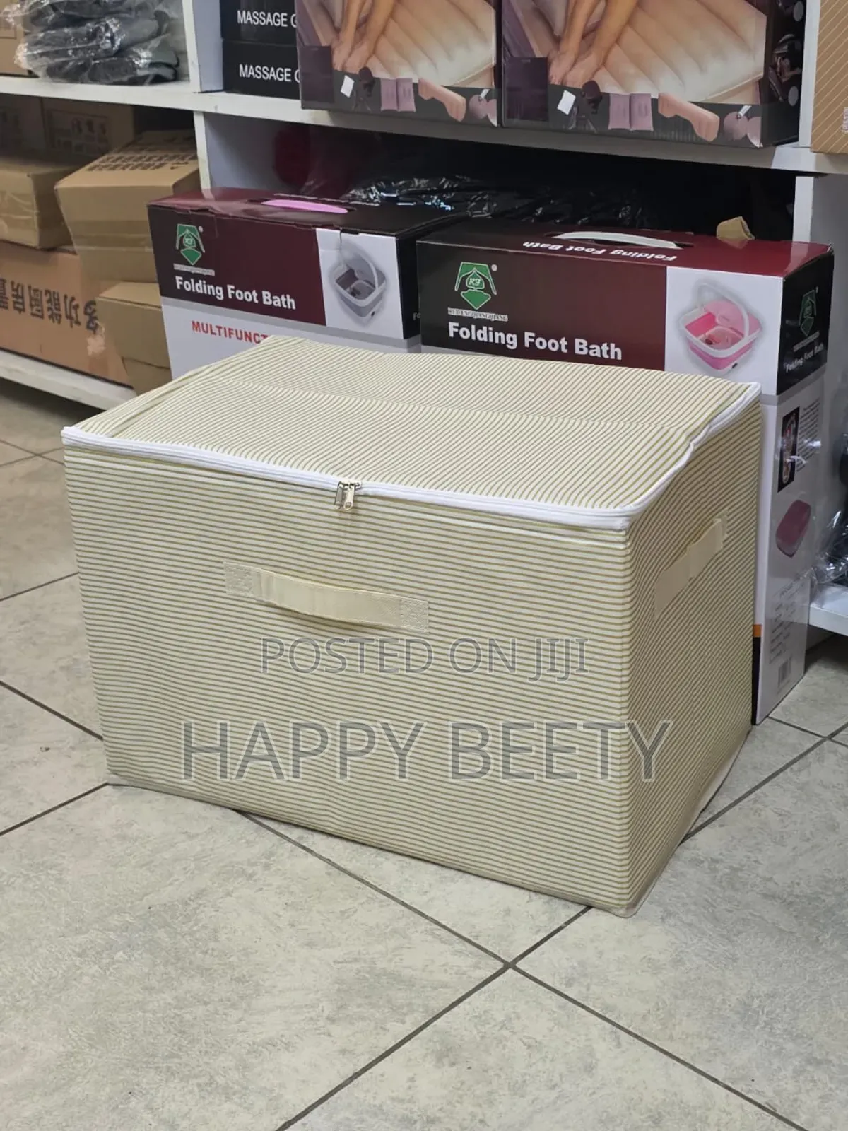 *Large Capacity Collapsible Zipper Storage Box*