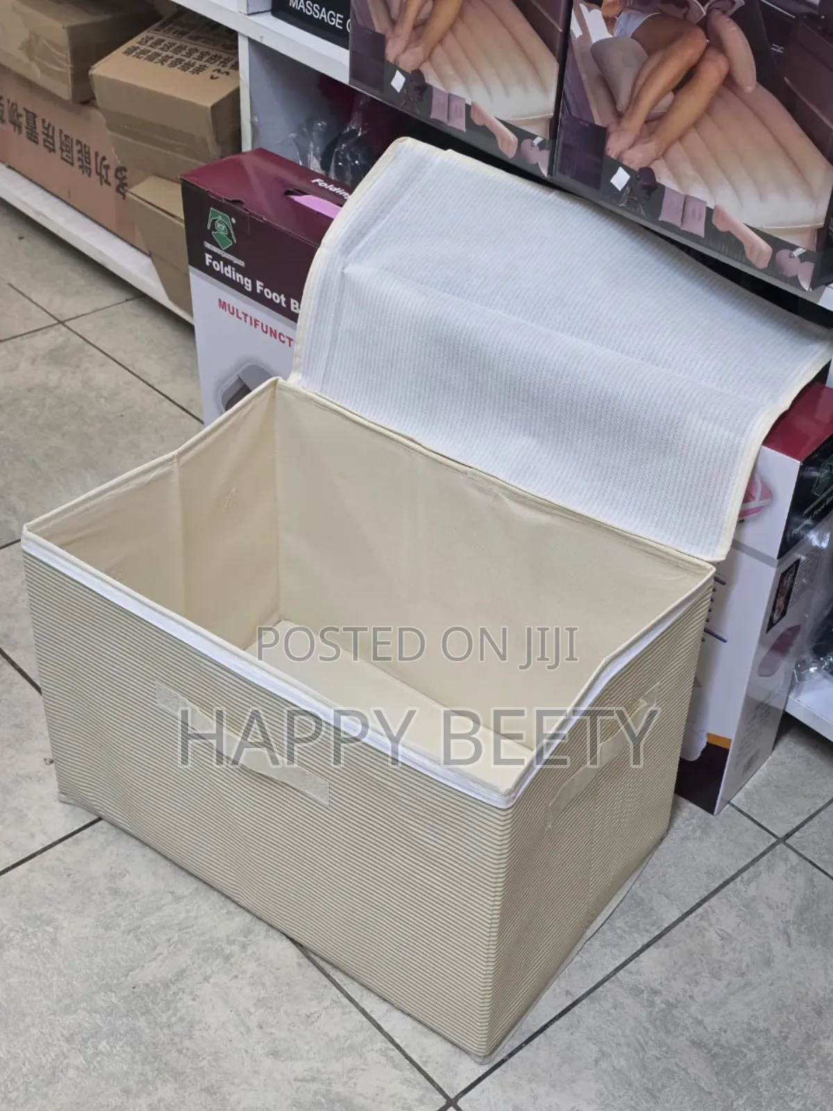 *Large Capacity Collapsible Zipper Storage Box*