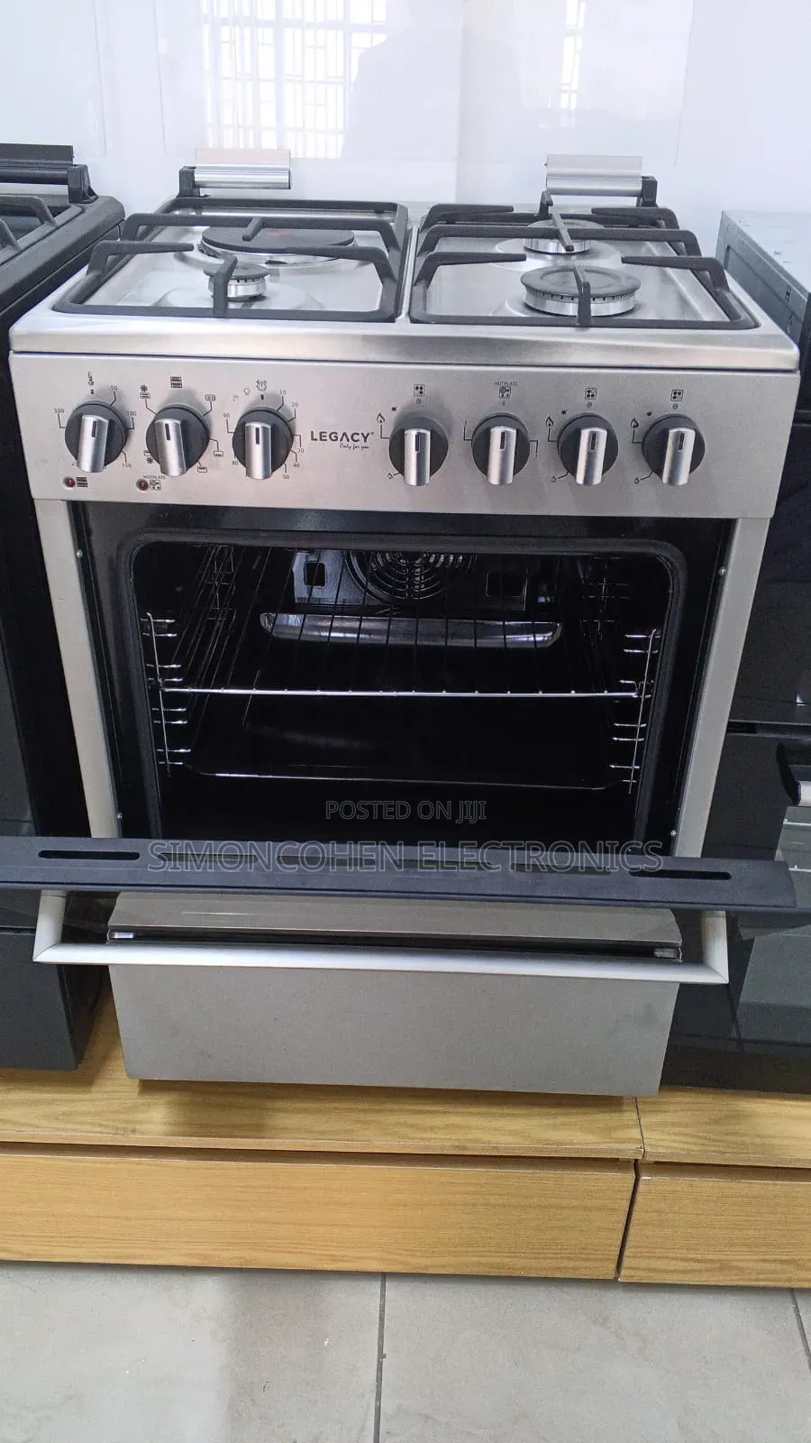 60*60 Legacy 3g+1e With Heavy Cast Iron Grill,