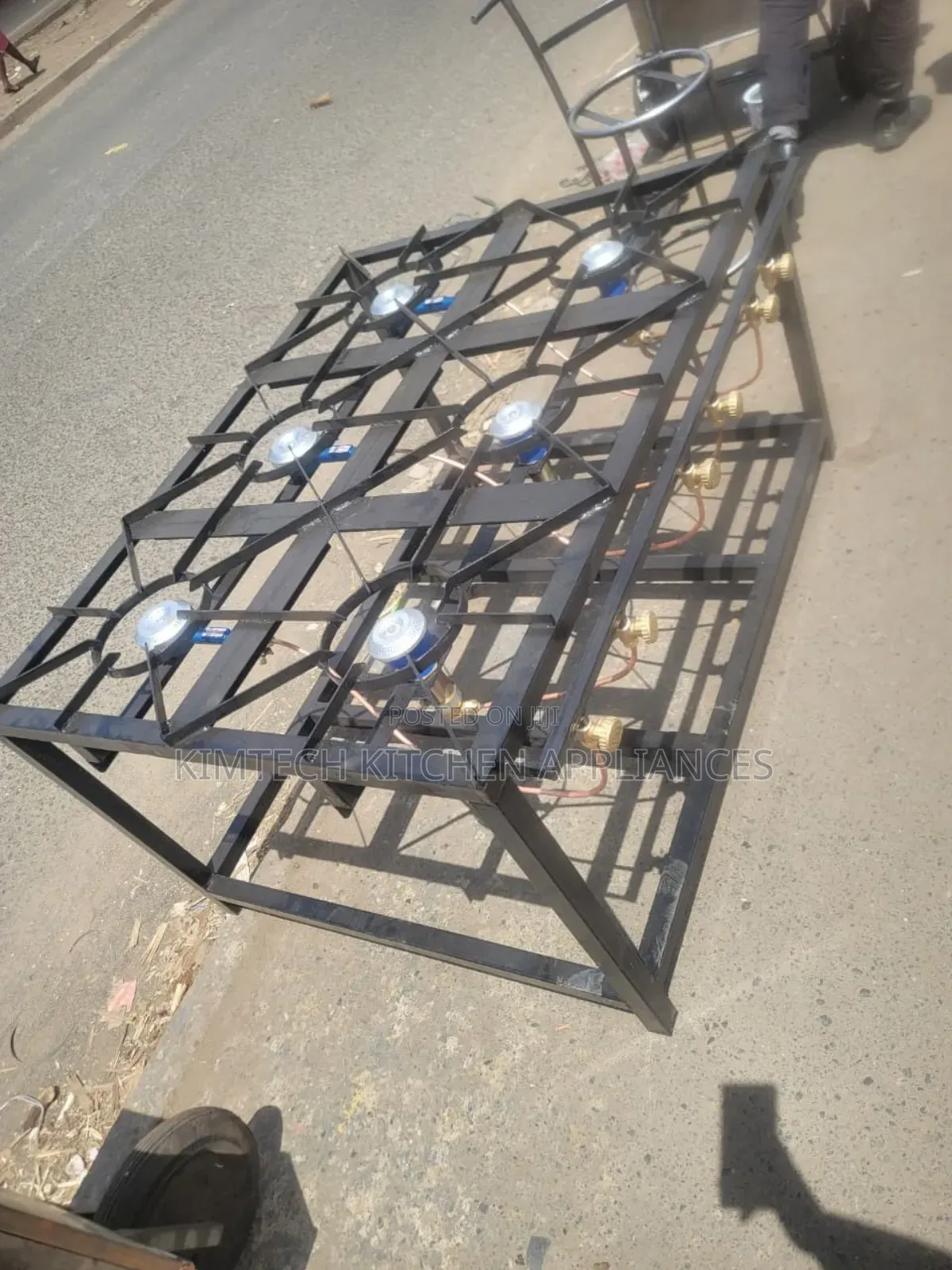 Mild Steel 6burner Cooker
