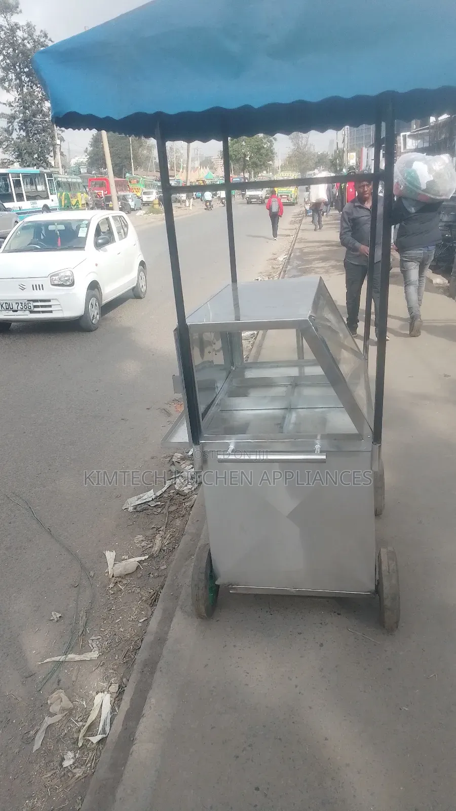 Stainless Steel Snacks Trolley