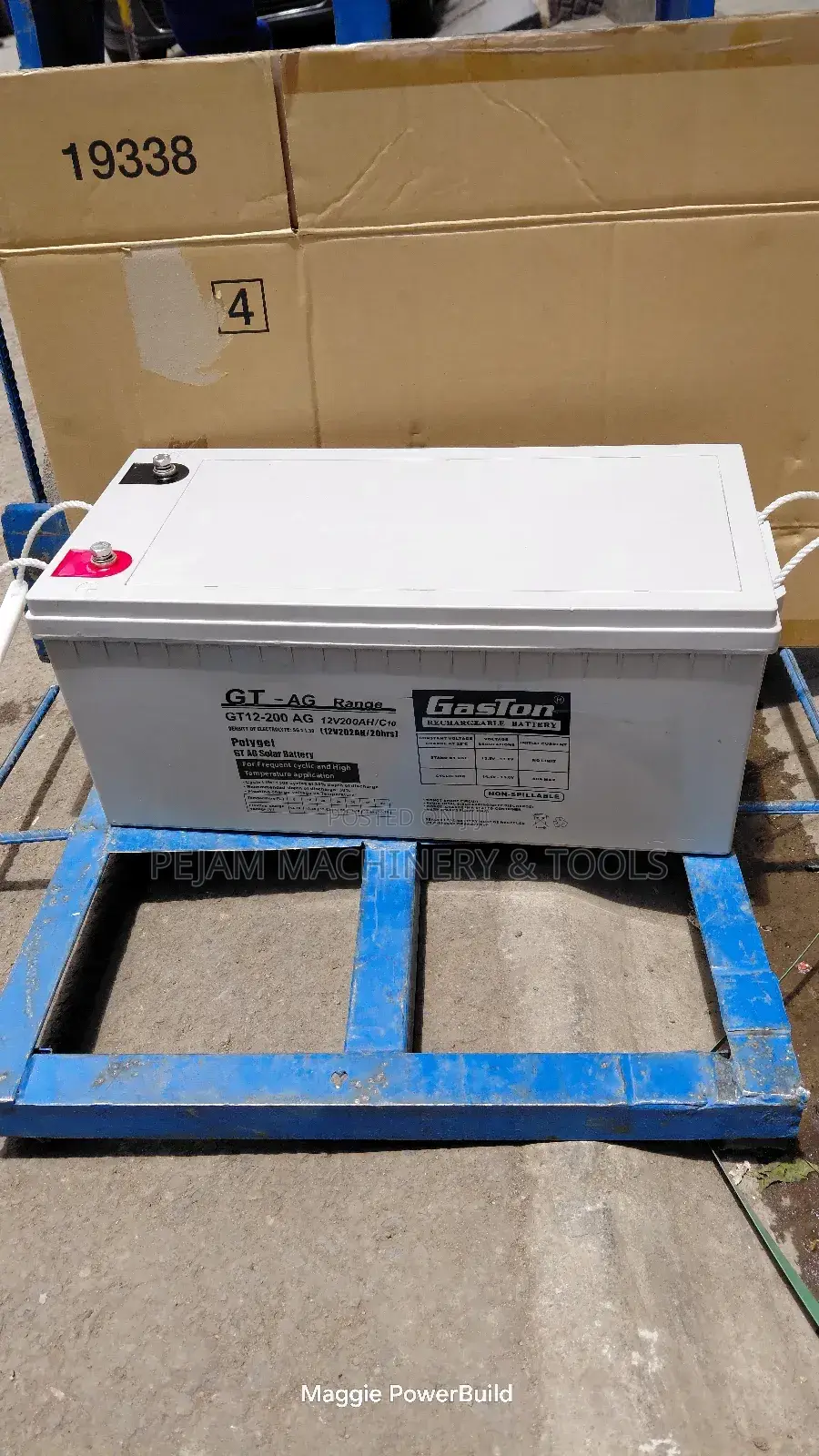 Gaston 200ah/12v Maintenance Free Solar Battery