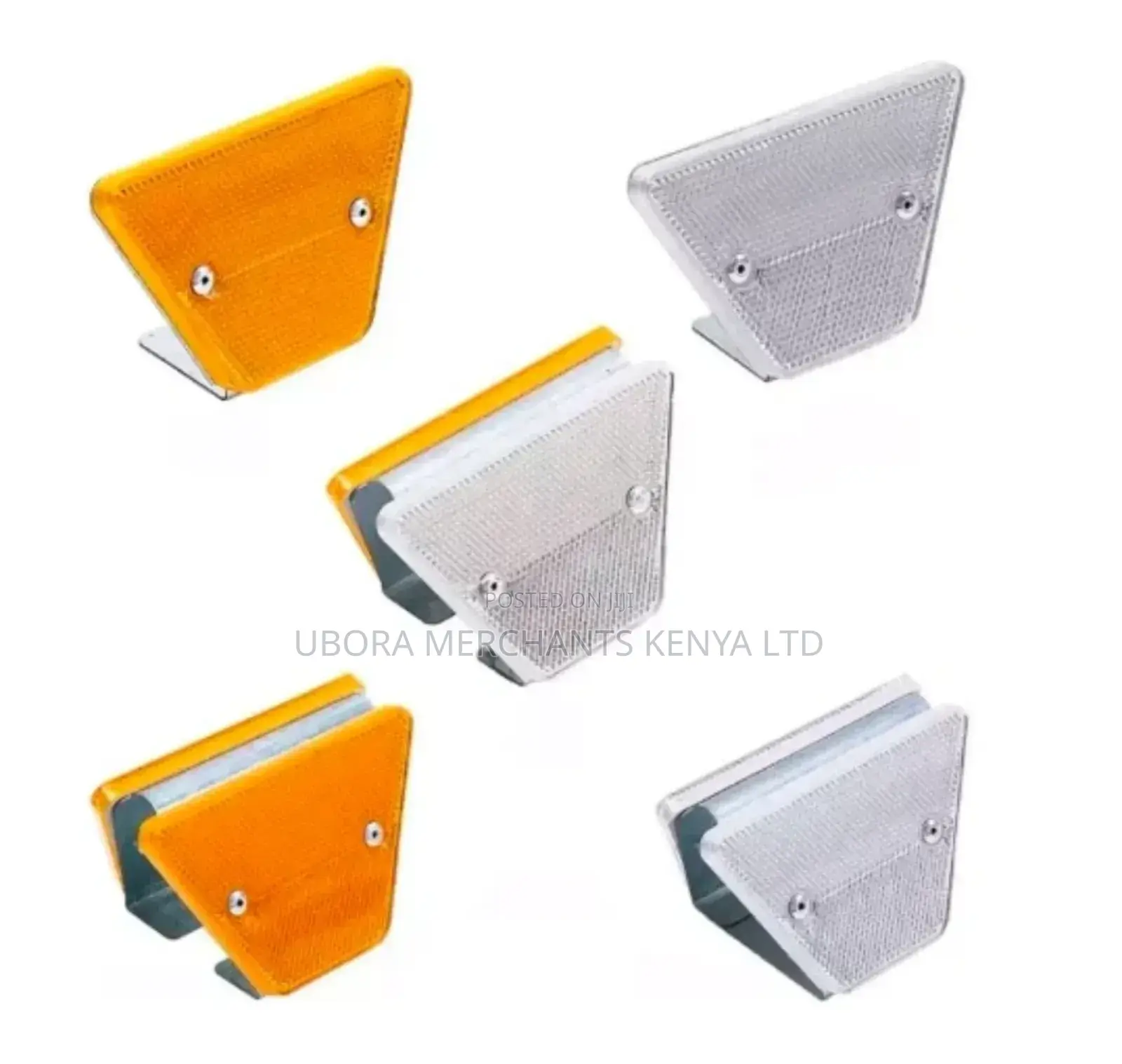 Guardrails Barrier Reflectors - Yellow