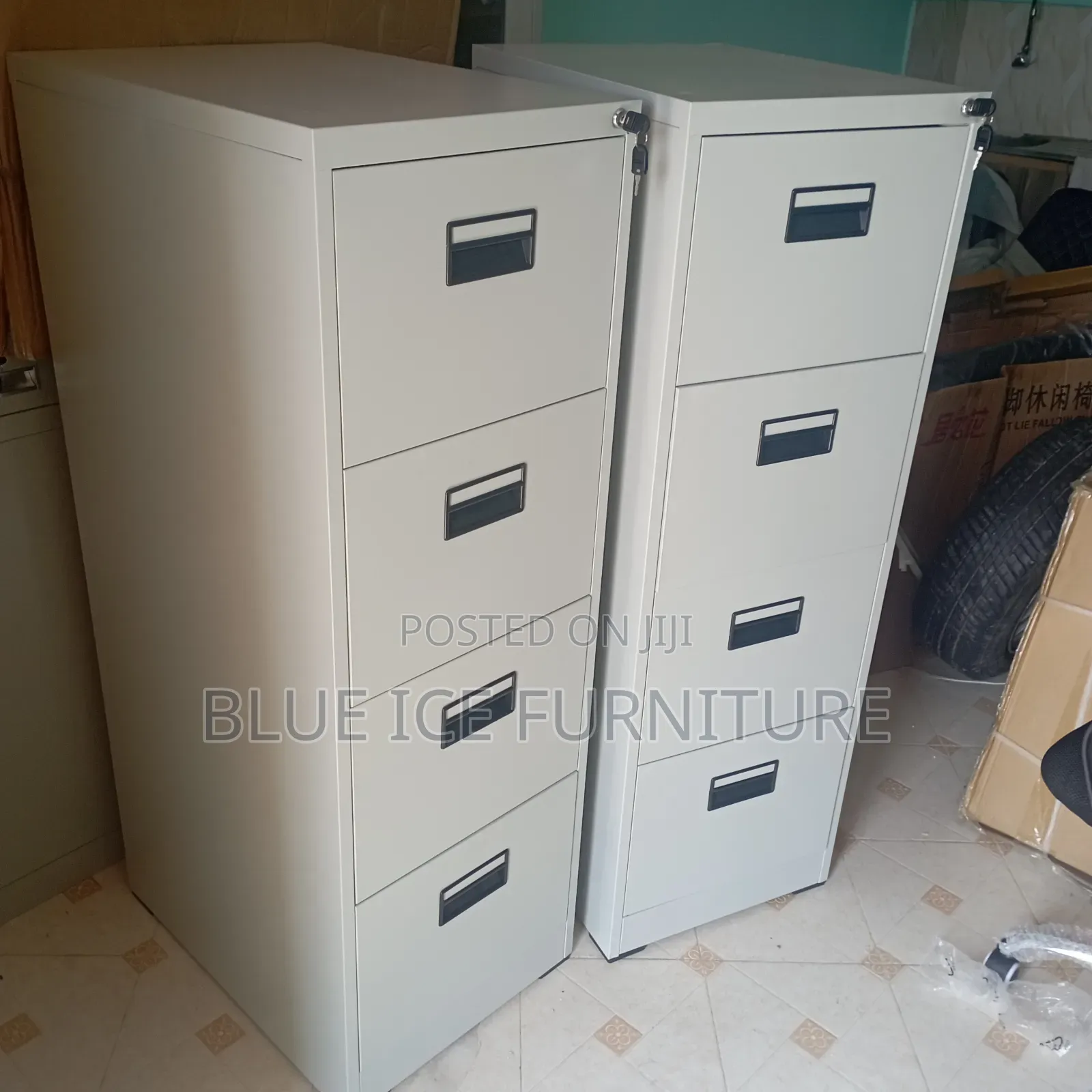 Durable 4 Drawer Storage Cabinet