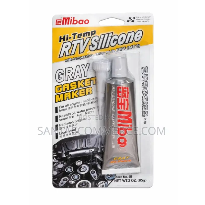 Mibao Hi-Temp Gray RTV Silicone Gasket Maker 85grams