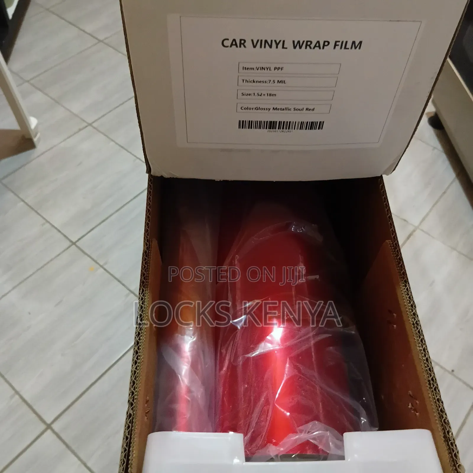 Metallic Soul Red Car Wrap
