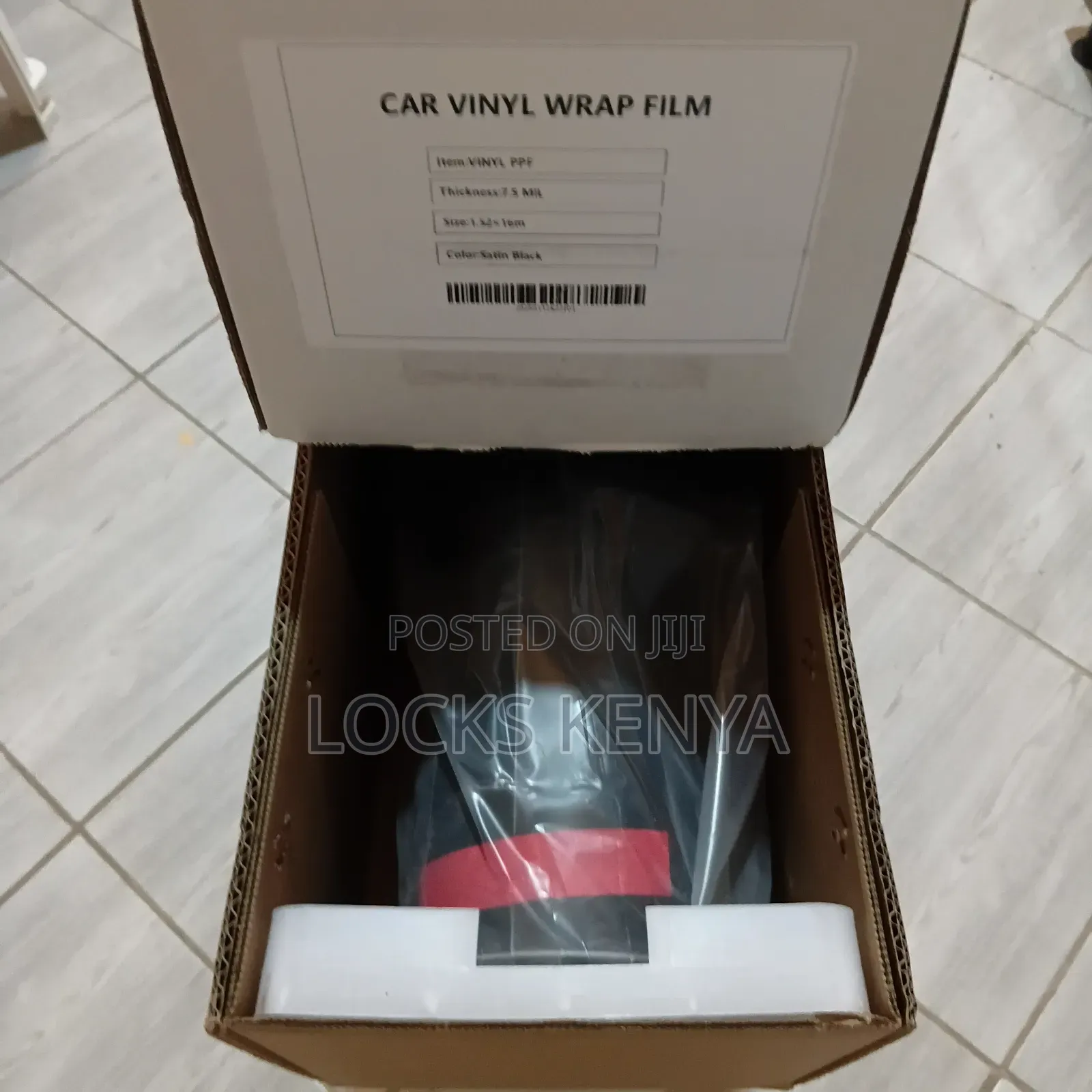 Black Car Wrap