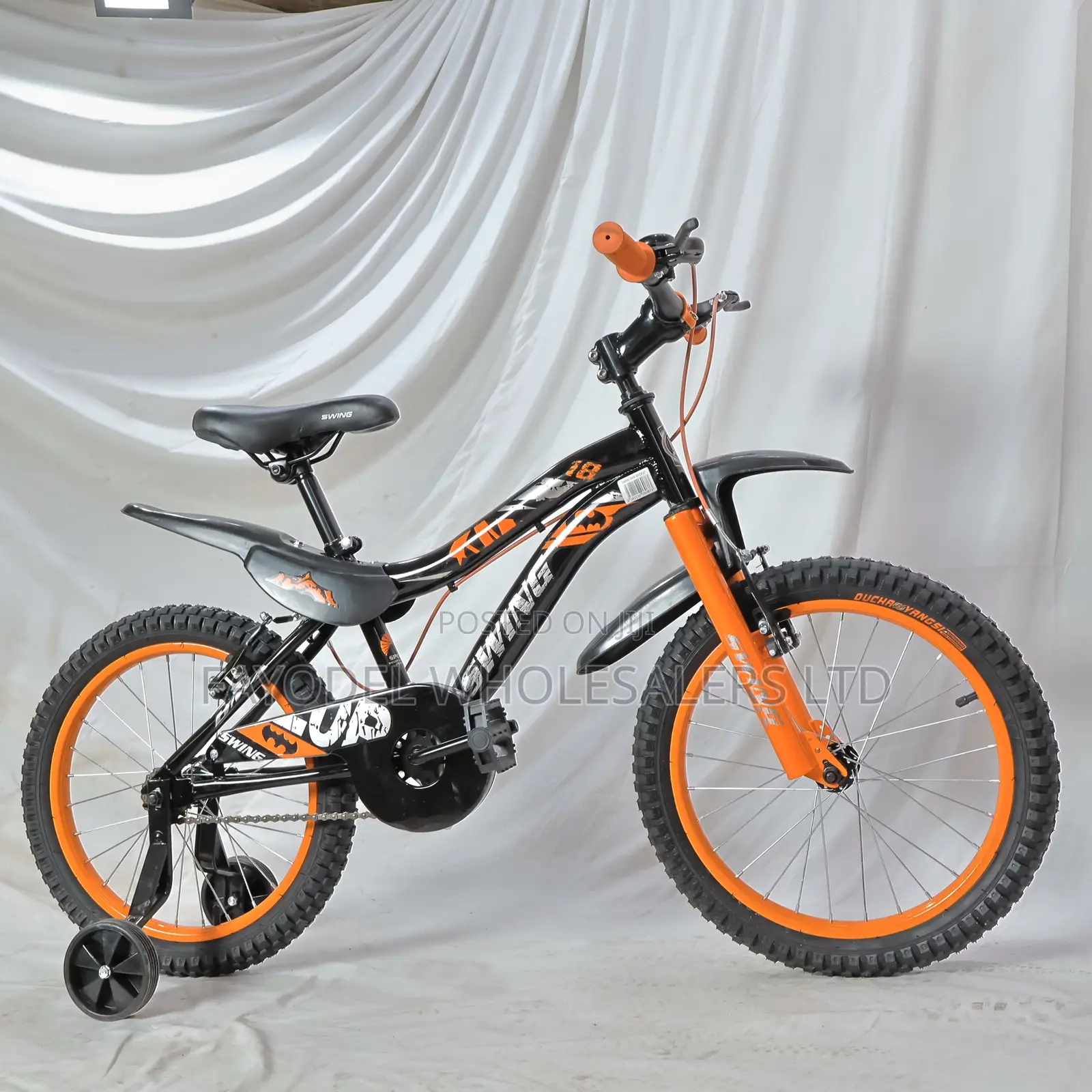 Sporty Orange Size 18 Kids Bicycle
