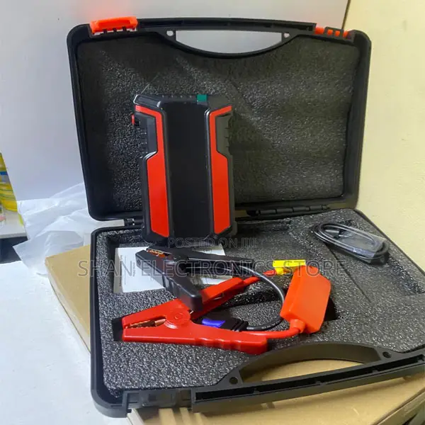 Portable Jump Starter With Dual Usb – Car Battery Booster Pack