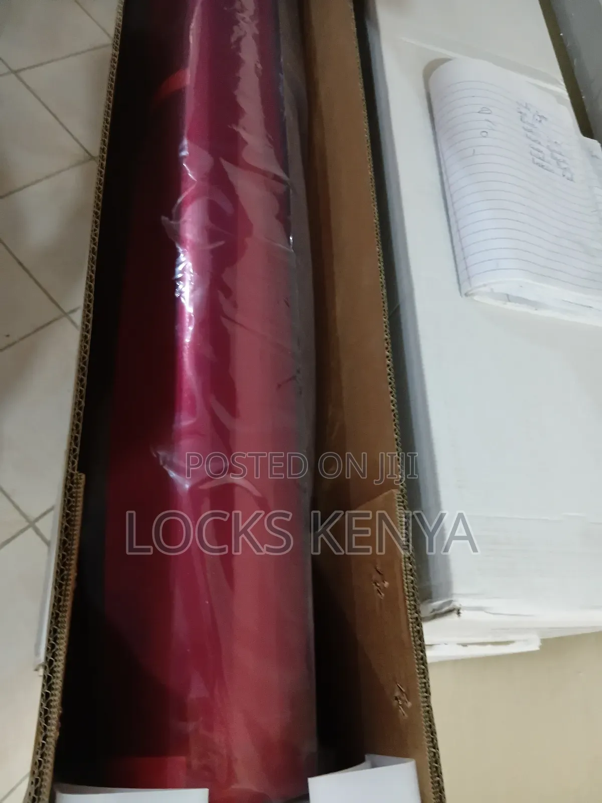 Metallic Red Car Film Wrap