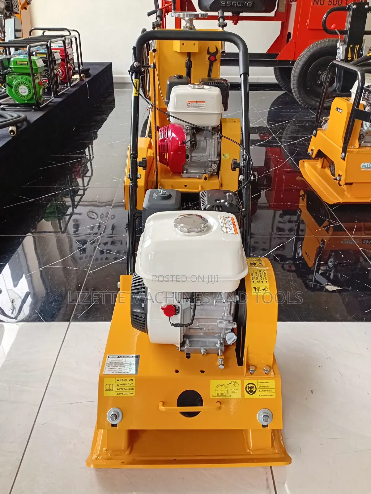 Aico Japan 120kg Plater Compactor With Honda Gp160 Petrol Engine