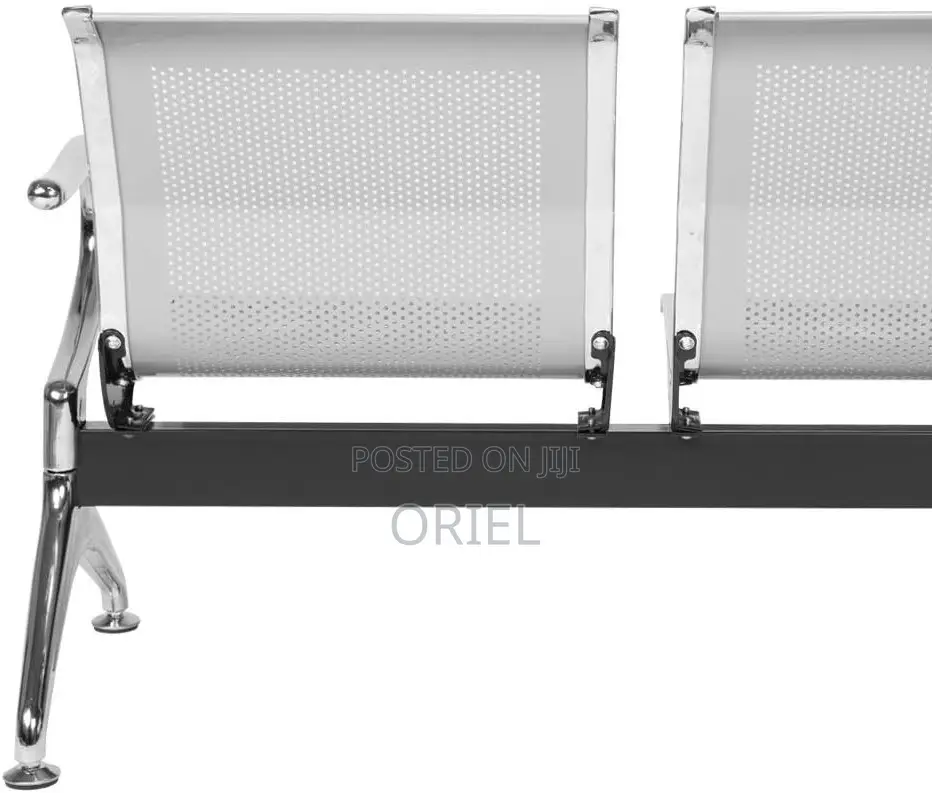 Office Bench : Stainless Steel Office 2-Seater Bench