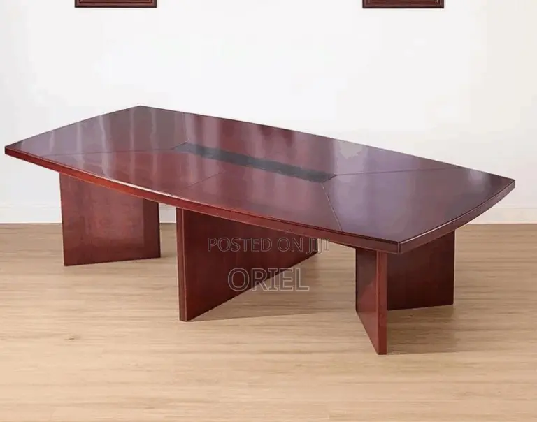 Office Table : Office 3-Meter Mahogany Boardroom Table