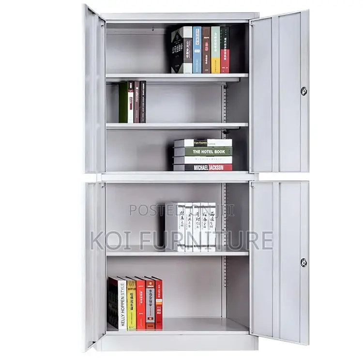 Office Cabinet : 4-Door Metal Office Filing Cabinet