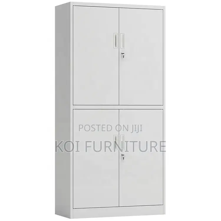 Office Cabinet : 4-Door Metal Office Filing Cabinet