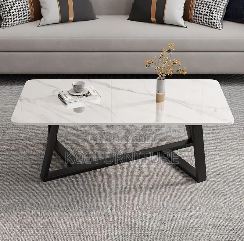 Home Table; Elegant Rectangular Center Table With Premium Finish