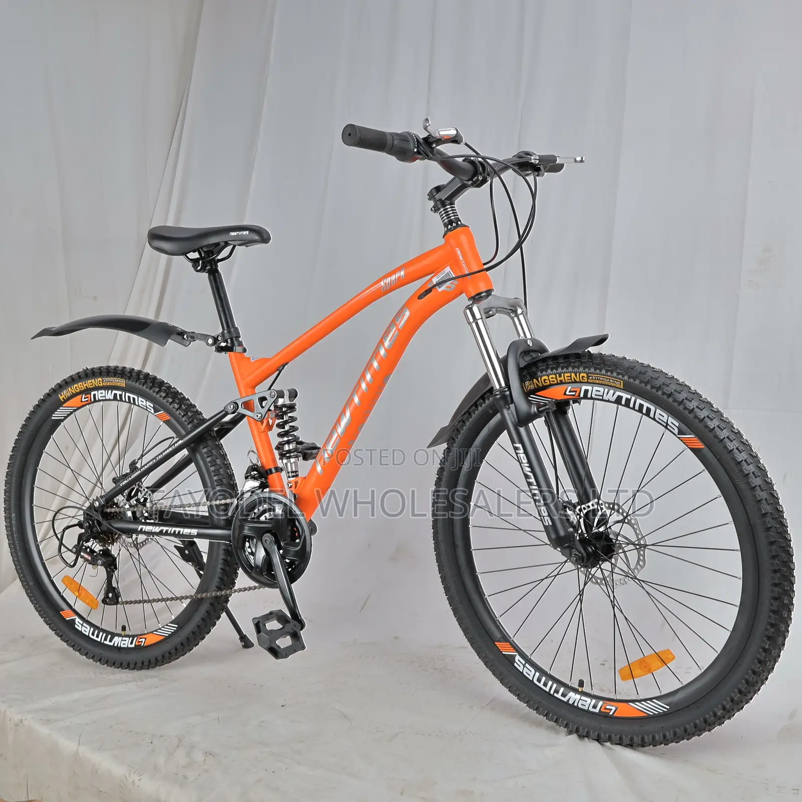 Newtimes 26-Inch MTB - Mechanical Disc Brakes Dual Suspension