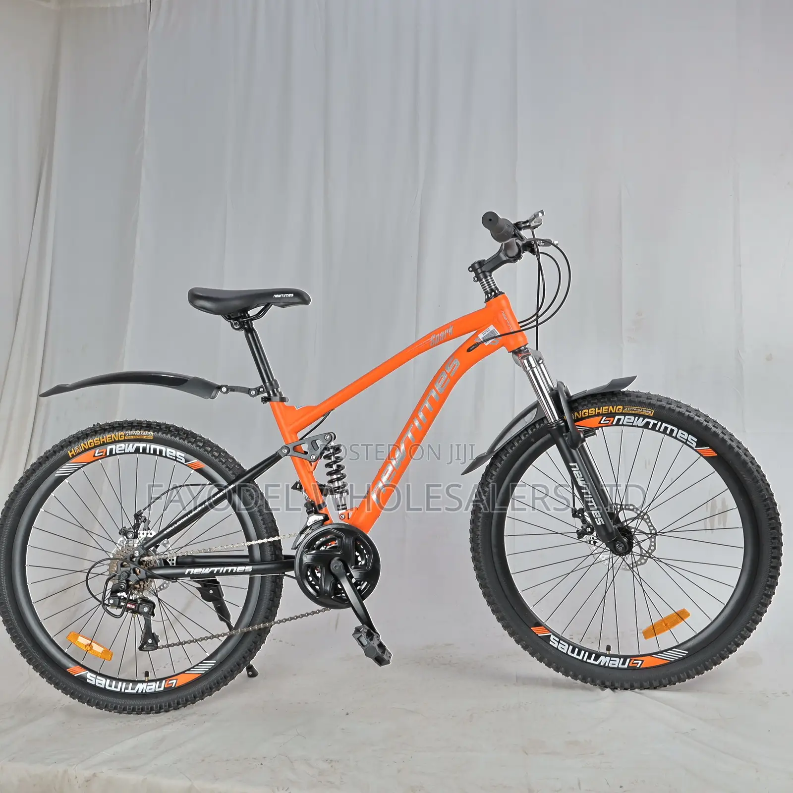 Versatile New Dual Suspension MTB - 26-Inch Wheels With Knobby Tires