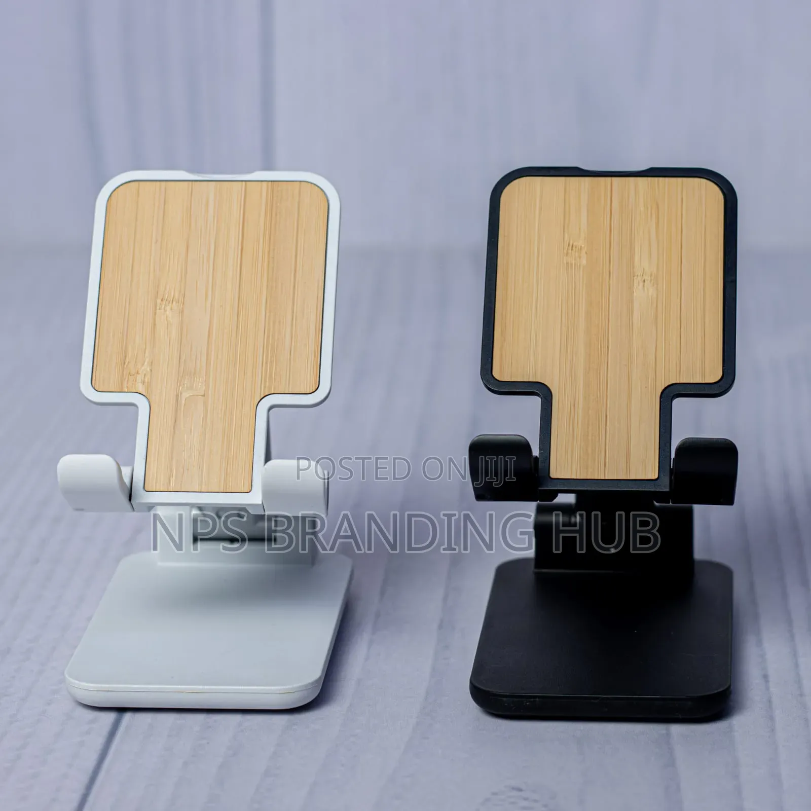 Bamboo Phone Holder Hub