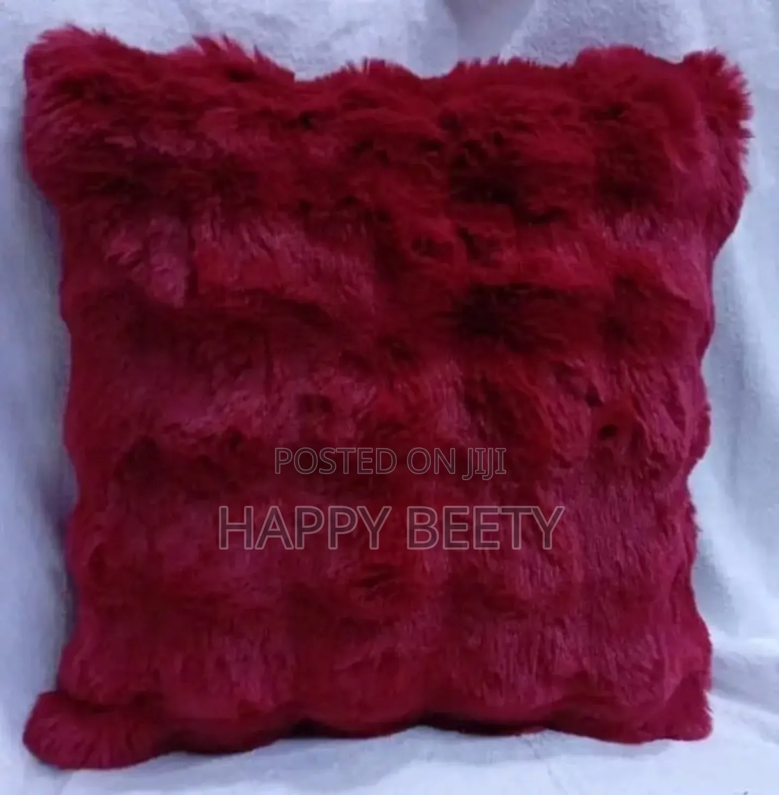 Rabbit Fur Throw Pillows