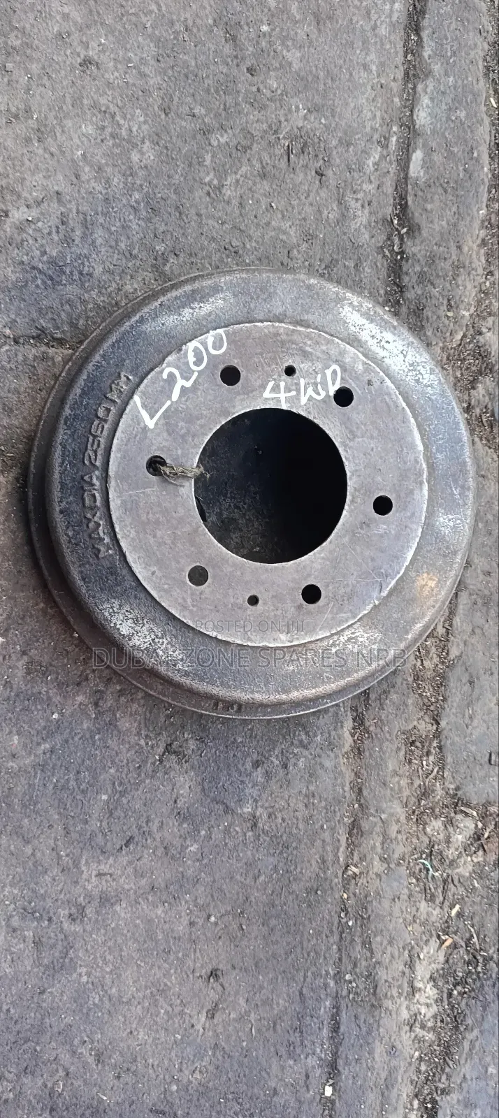 Brake Drum 256.0mm L200, Pajero.